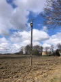 Pustułka budka lęgowa na odłączonym słupie energetycznym