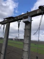budka dla pustułki na słupie odłączonym od sieci